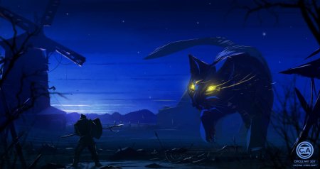 Кот Баюн арт