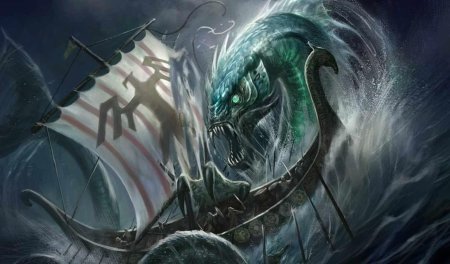 Викинги Драккар море