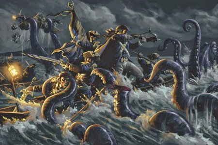 Кракен морской монстр