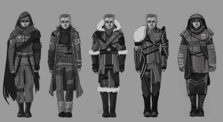 Зимняя одежда концепт арт