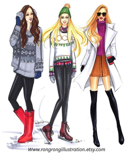 Фэшн иллюстрация