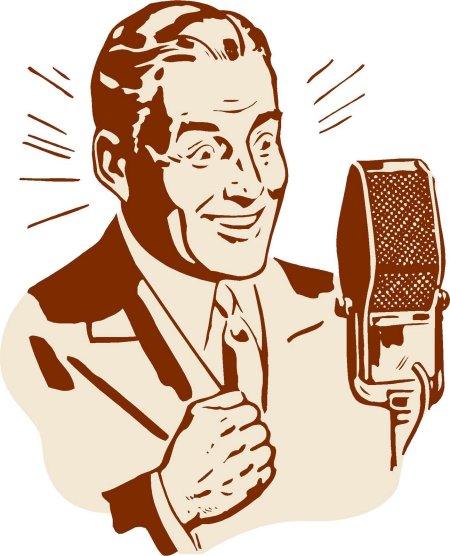 Диктор рисунок