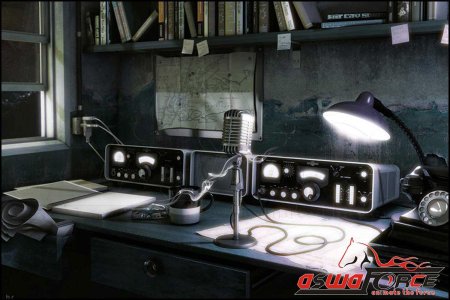 Радиоприемник на столе