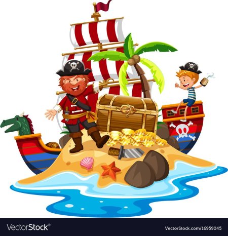 Остров сокровищ пиратский корабль