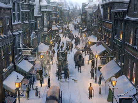 Зимний город