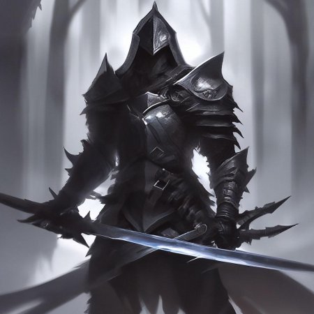 Воин в доспехах