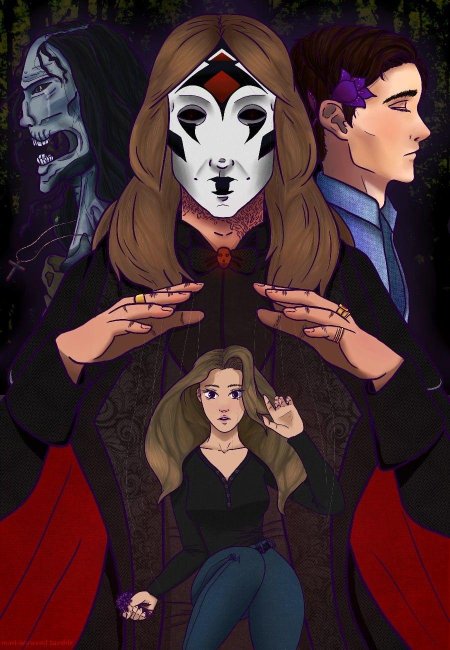 Человек в маске и Сара арты тени сентфора