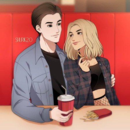 Тени сентфора Стефани и Сара