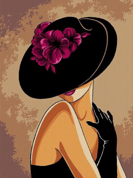 Дама в шляпке