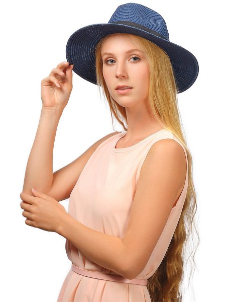 Шляпа женская летняя федора
