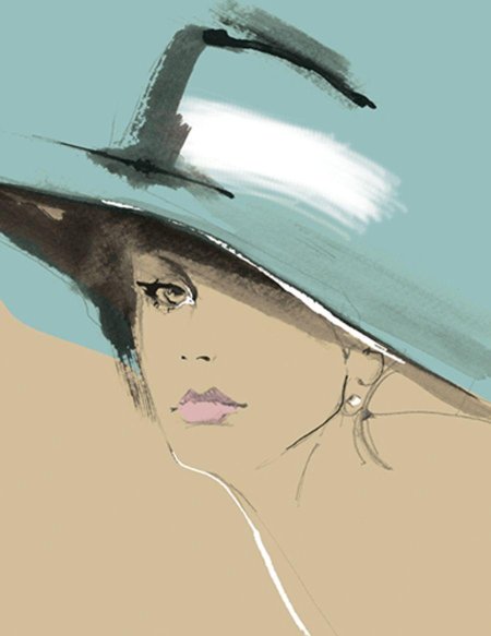 Красивые дамы в шляпках