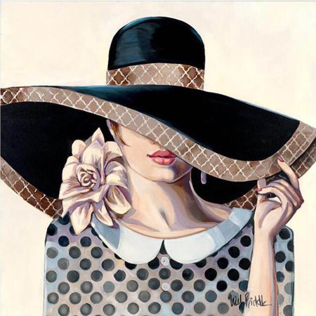Дама в шляпке