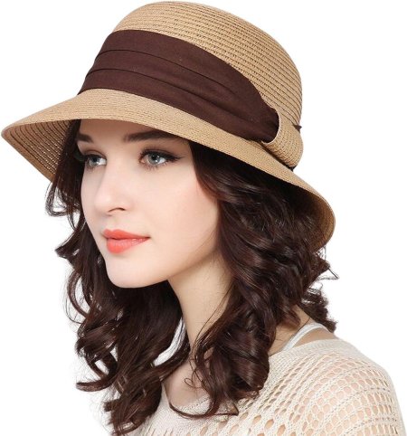 Шляпа женская соломенная