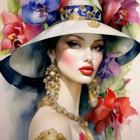 Красивая дама