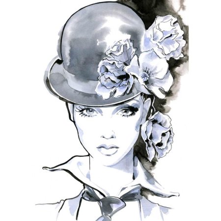 Женщина рисунок