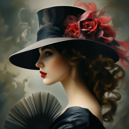 Женщина в шляпке