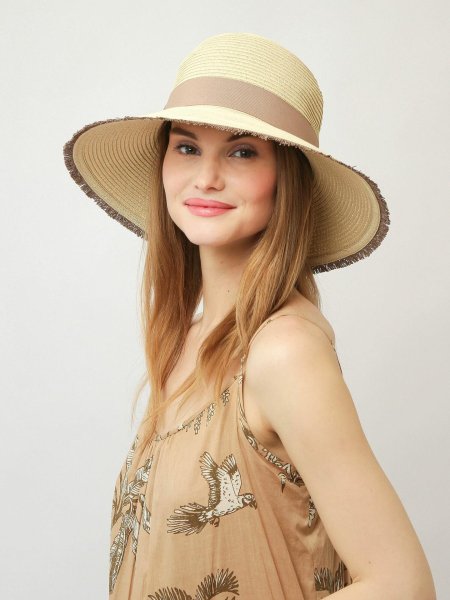 Шляпа женская пляжная