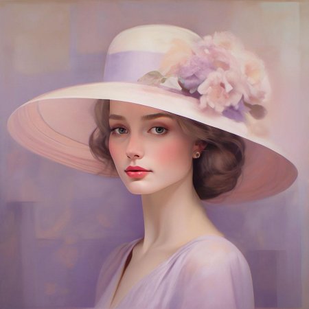 Портрет женщины в шляпе
