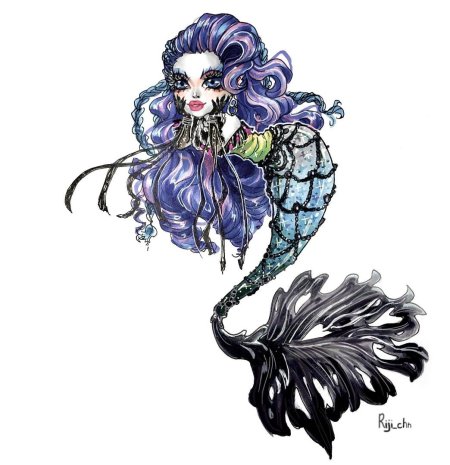 Арт Монстер Хай сирена