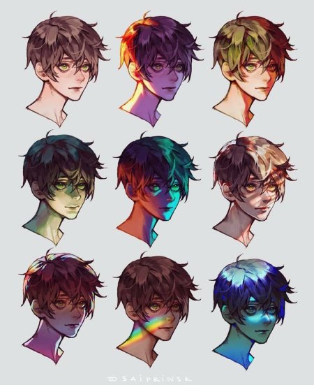 Референсы освещения лица