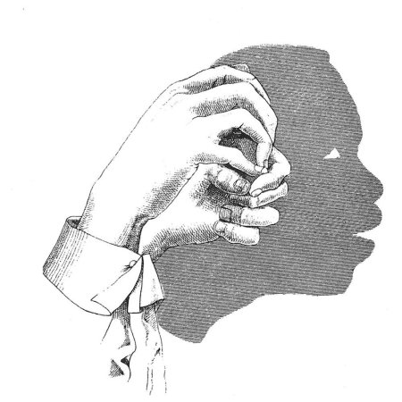 Тень от ладони