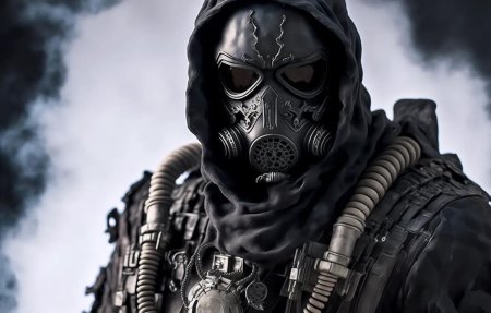 Солдат в маске