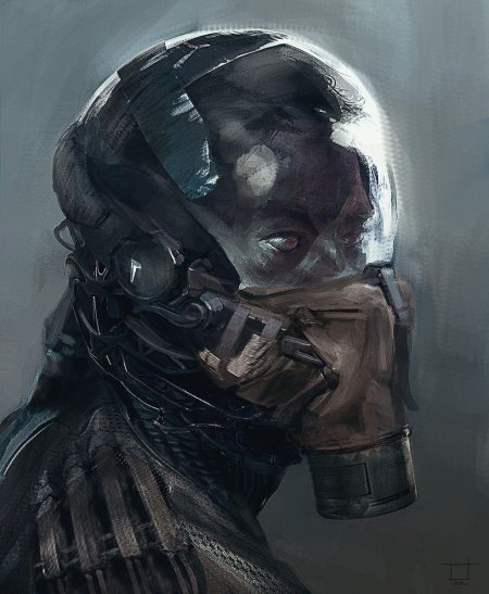 Киберпанк противогаз