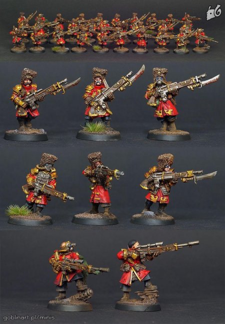 Warhammer 40k Vostroyan Firstborn Miniatures