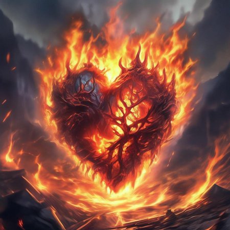 Горящее сердце