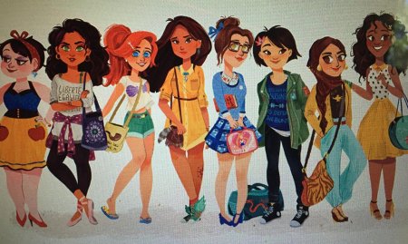 Современные принцессы дисней