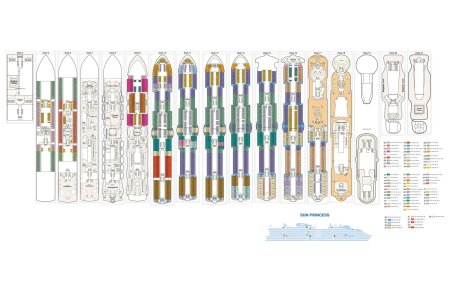 Disney cruise line план палуб