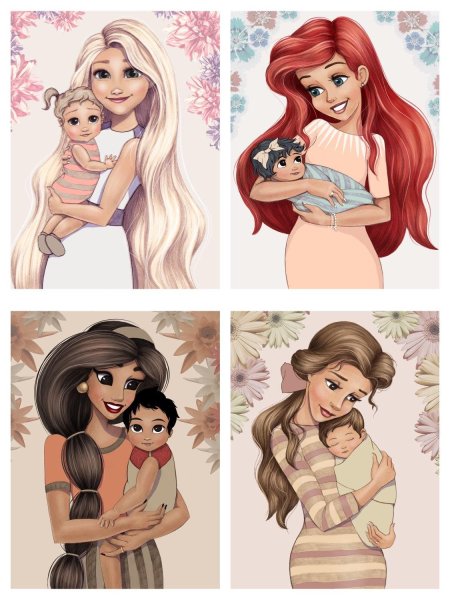 Мультяшные персонажи девочки