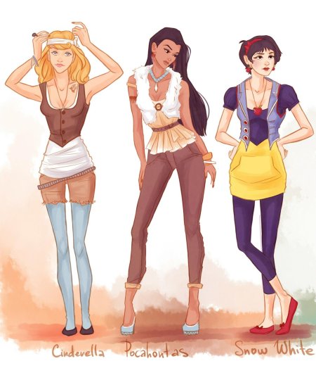 Современные принцессы дисней