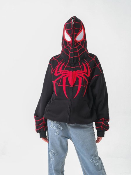 Толстовка человека паука майлз моралес