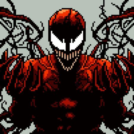 Веном пиксельарт