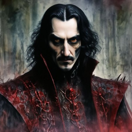 Граф дракула портрет