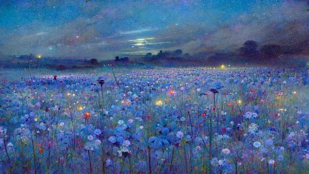 Художник Stephan vasement "светлячки"