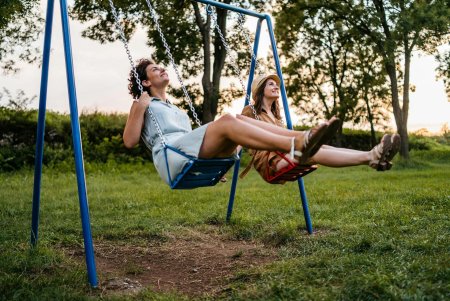 Качели в парках