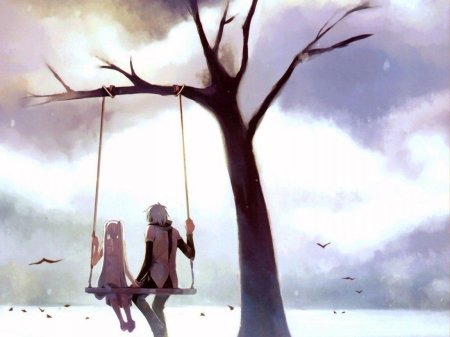 Аниме на качелях