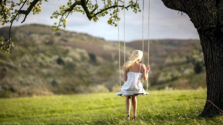 Девочка на качели