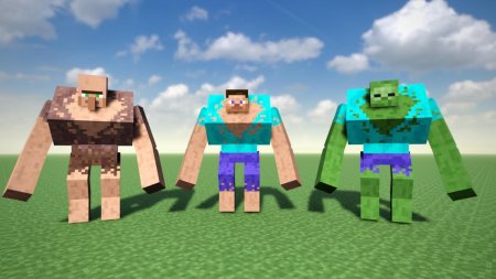 Майнкрафт зомби мутант