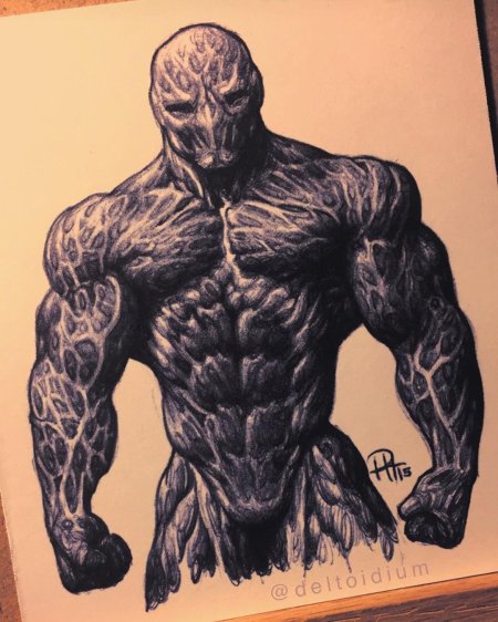 Накаченный демон