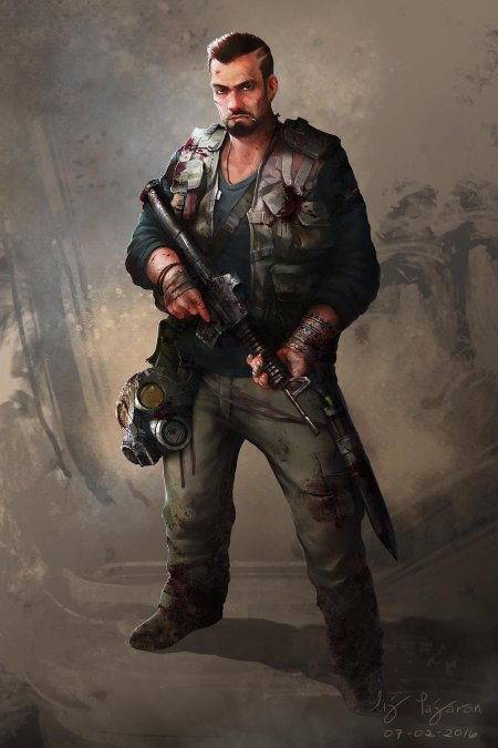 Выживший постап арт