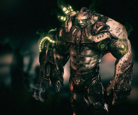 Sci Fi киборг демон