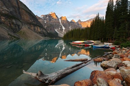 Ледниковое озеро Морейн, Канада