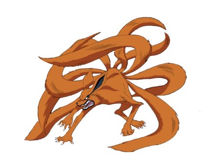 Курама девятихвостый демон лис