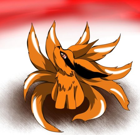 Курама девятихвостый демон лис