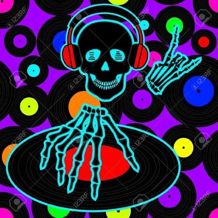 Череп DJ