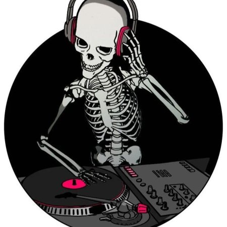 Скелет диджей