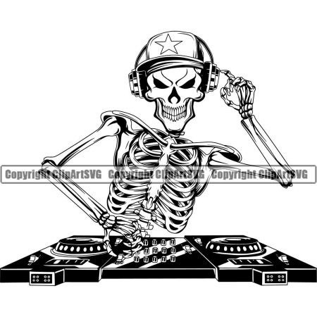 Скелет диджей